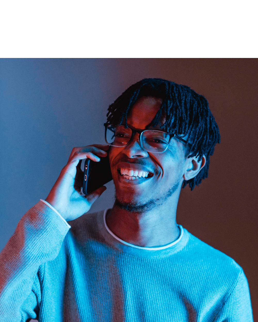 A patient on a call